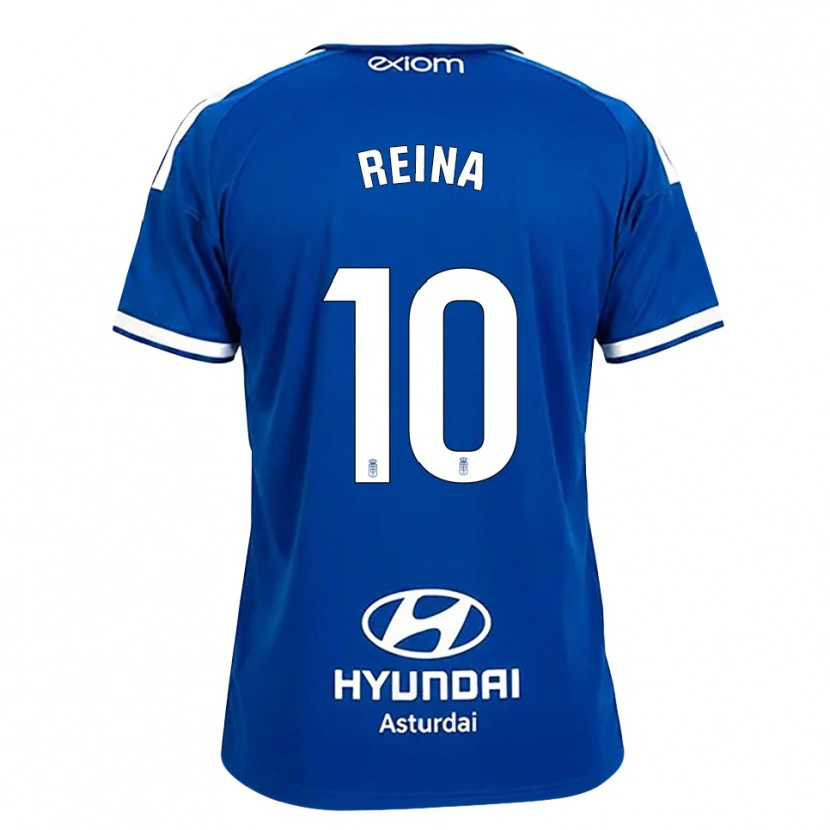 Danxen Bambino Maglia Alberto Reina #10 Blu Medio Bianco Kit Gara Home 2026/27 Maglietta