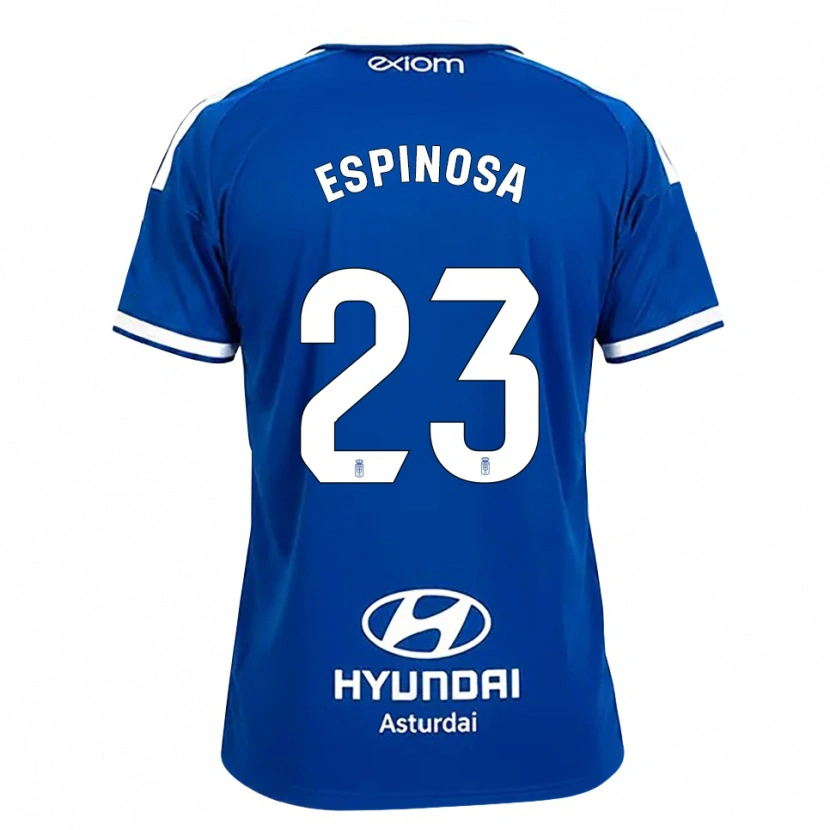 Danxen Bambino Maglia Diego Espinosa #23 Blu Medio Bianco Kit Gara Home 2026/27 Maglietta