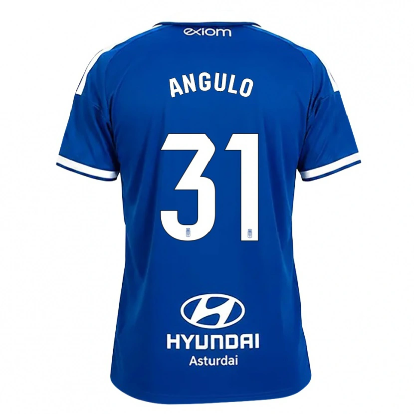 Danxen Bambino Maglia Isi Angulo #31 Blu Medio Bianco Kit Gara Home 2026/27 Maglietta