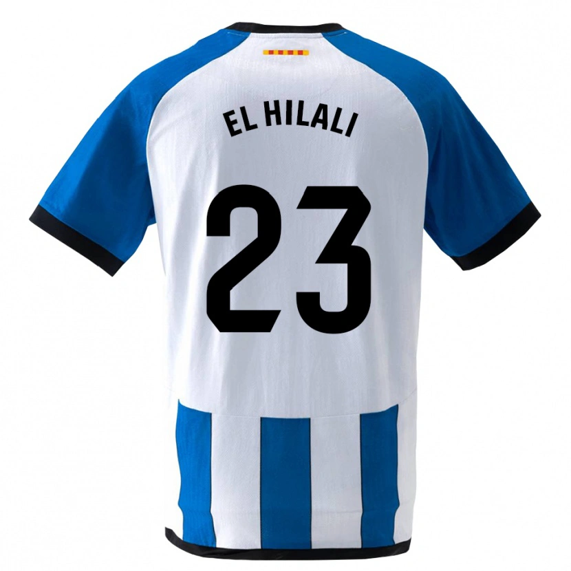 Danxen Bambino Maglia Omar El Hilali #23 Blu Reale Bianco Kit Gara Home 2026/27 Maglietta