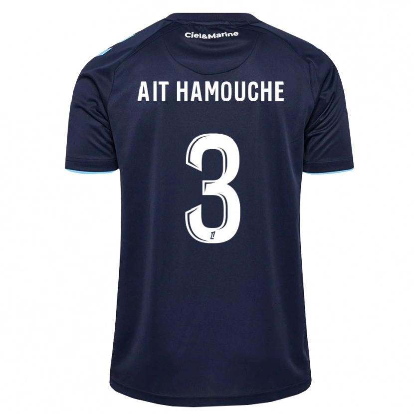 Danxen Bambino Maglia Massyl Ait Hamouche #3 Blu Fiordaliso Blu Notte Kit Gara Home 2026/27 Maglietta