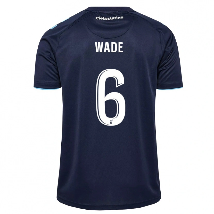 Danxen Bambino Maglia Bocar Wade #6 Blu Fiordaliso Blu Notte Kit Gara Home 2026/27 Maglietta