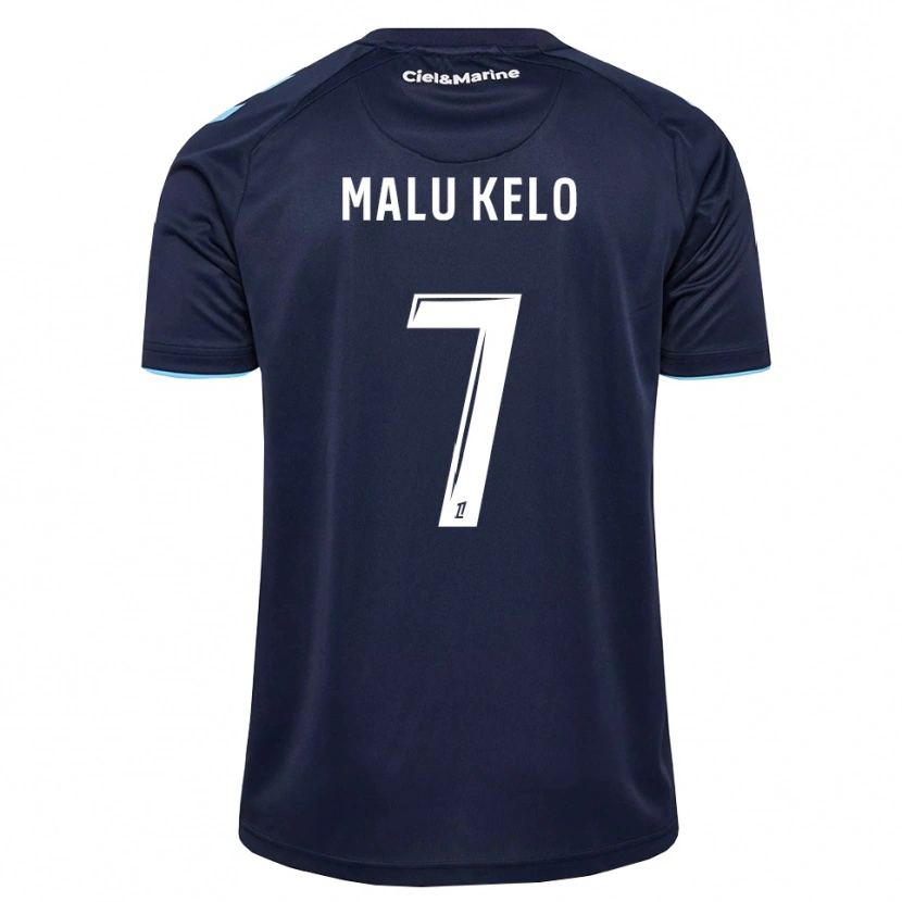Danxen Bambino Maglia Yohann Malu Kelo #7 Blu Fiordaliso Blu Notte Kit Gara Home 2026/27 Maglietta