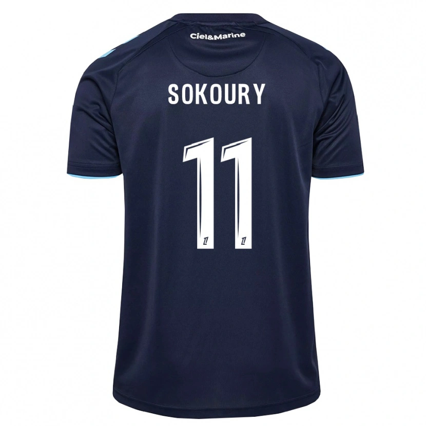 Danxen Bambino Maglia Junior Sokoury #11 Blu Fiordaliso Blu Notte Kit Gara Home 2026/27 Maglietta