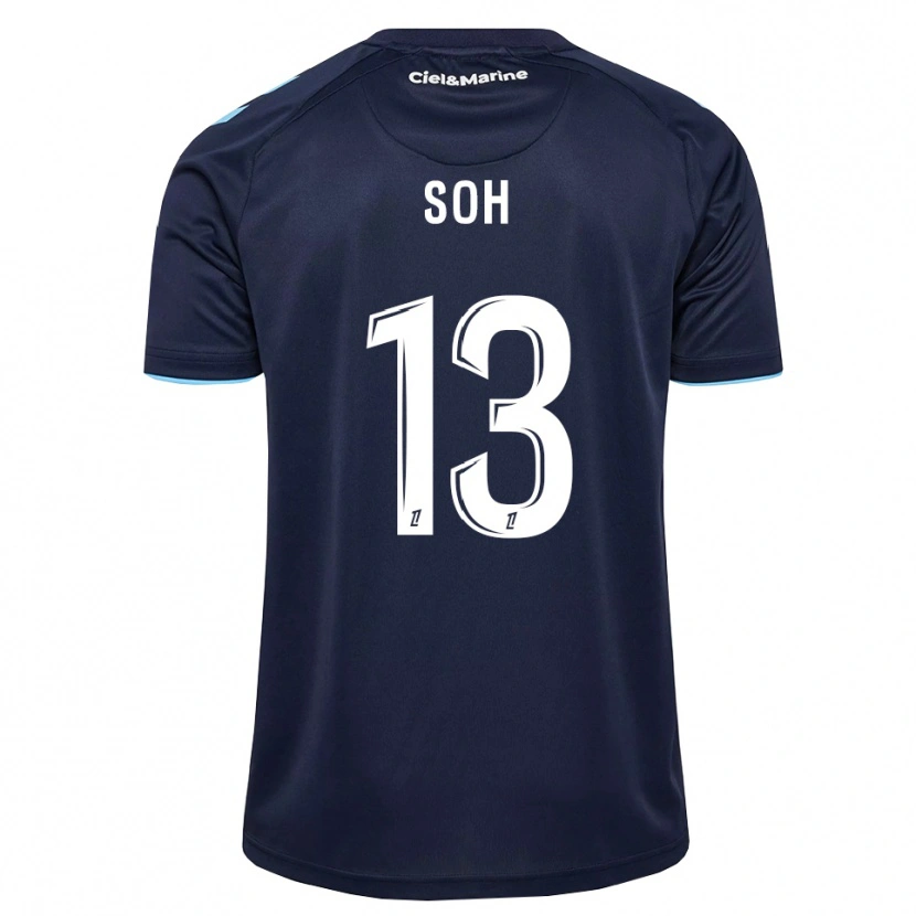 Danxen Bambino Maglia Yanis Soh #13 Blu Fiordaliso Blu Notte Kit Gara Home 2026/27 Maglietta