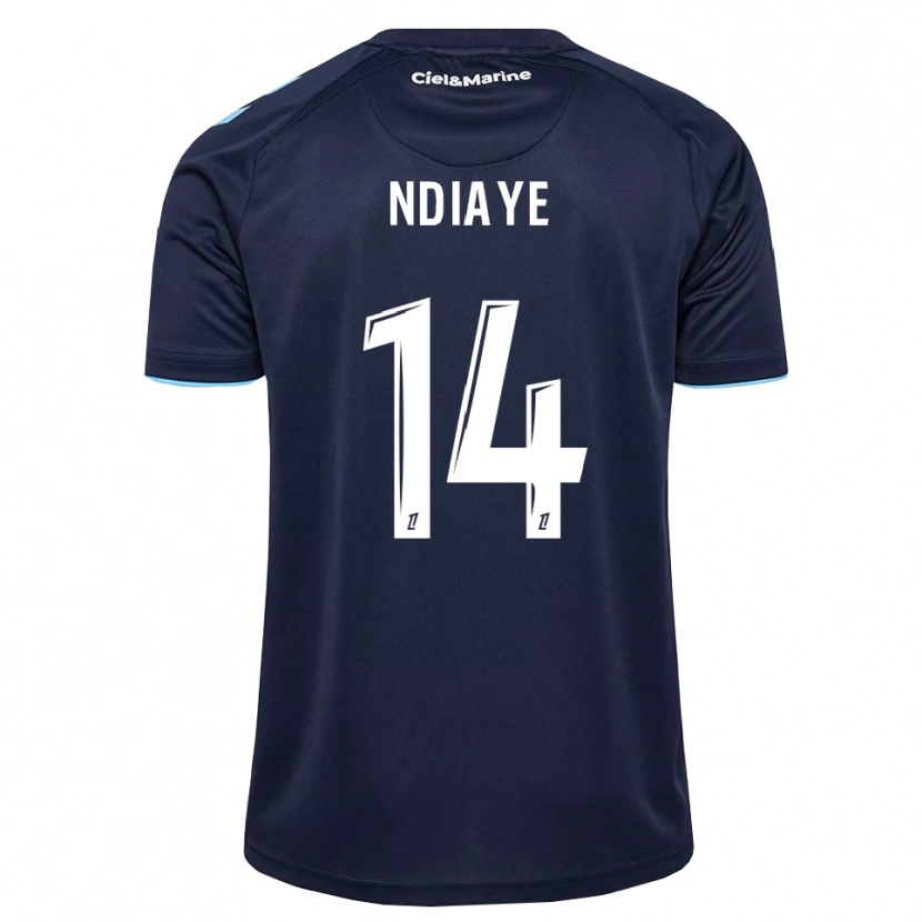 Danxen Bambino Maglia Rassoul Ndiaye #14 Blu Fiordaliso Blu Notte Kit Gara Home 2026/27 Maglietta