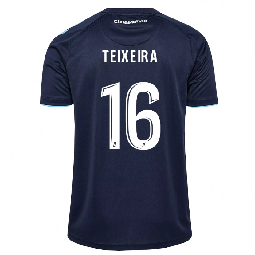Danxen Bambino Maglia Alex Teixeira #16 Blu Fiordaliso Blu Notte Kit Gara Home 2026/27 Maglietta