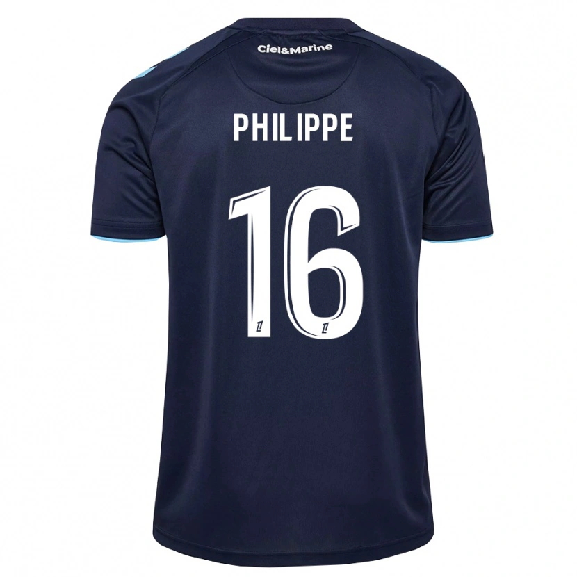 Danxen Bambino Maglia Laëtitia Philippe #16 Blu Fiordaliso Blu Notte Kit Gara Home 2026/27 Maglietta