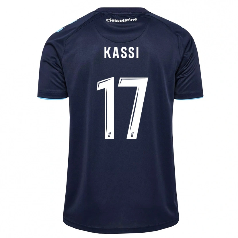 Danxen Bambino Maglia Sarah Kassi #17 Blu Fiordaliso Blu Notte Kit Gara Home 2026/27 Maglietta