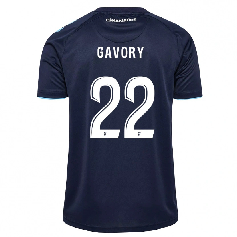 Danxen Bambino Maglia Christy Gavory #22 Blu Fiordaliso Blu Notte Kit Gara Home 2026/27 Maglietta