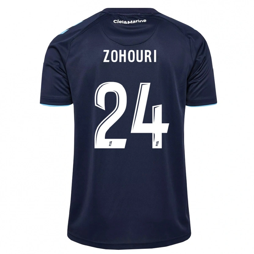 Danxen Bambino Maglia Guy-Noël Zohouri #24 Blu Fiordaliso Blu Notte Kit Gara Home 2026/27 Maglietta