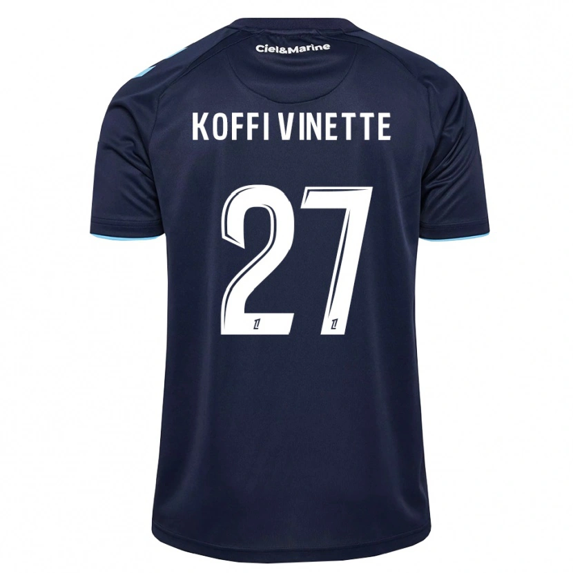 Danxen Bambino Maglia Enzo Koffi #27 Blu Fiordaliso Blu Notte Kit Gara Home 2026/27 Maglietta