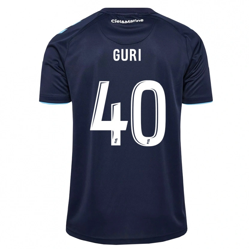 Danxen Bambino Maglia Gabriel Guri #40 Blu Fiordaliso Blu Notte Kit Gara Home 2026/27 Maglietta