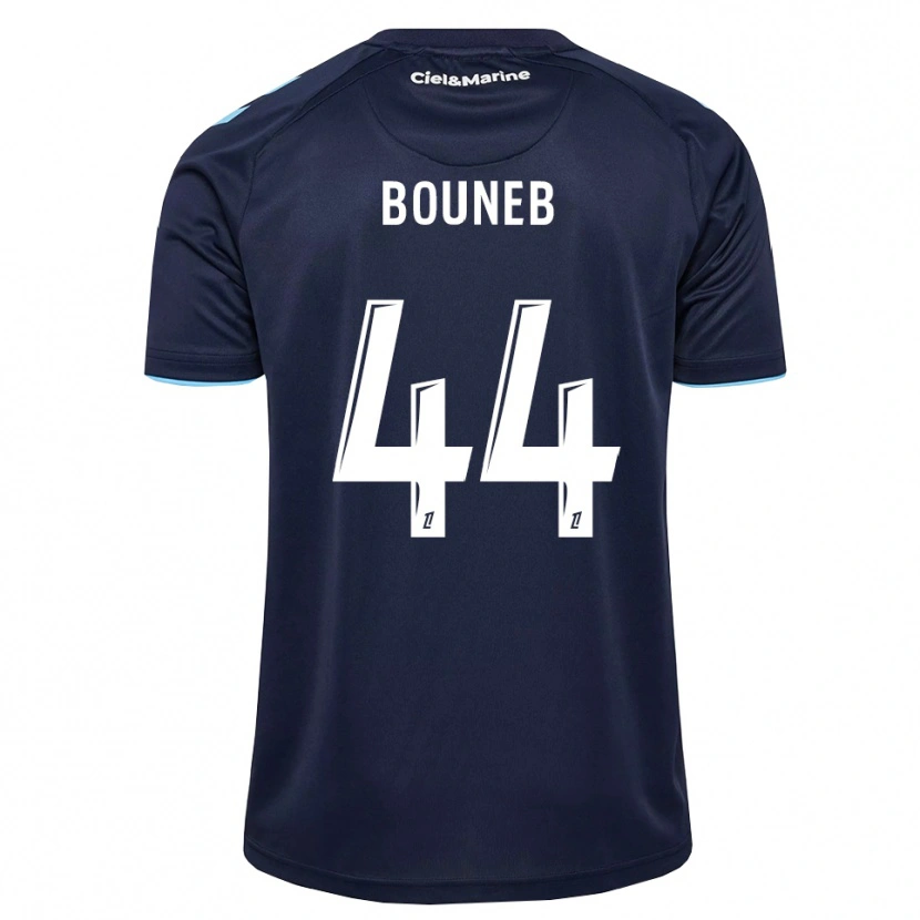 Danxen Bambino Maglia Ismaïl Bouneb #44 Blu Fiordaliso Blu Notte Kit Gara Home 2026/27 Maglietta