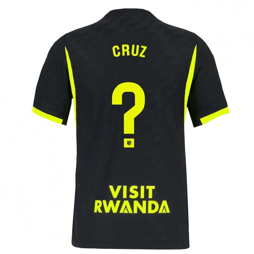 Danxen Bambino Maglia Alberto Cruz #0 Verde Brillante Nero Kit Gara Away 2026/27 Maglietta