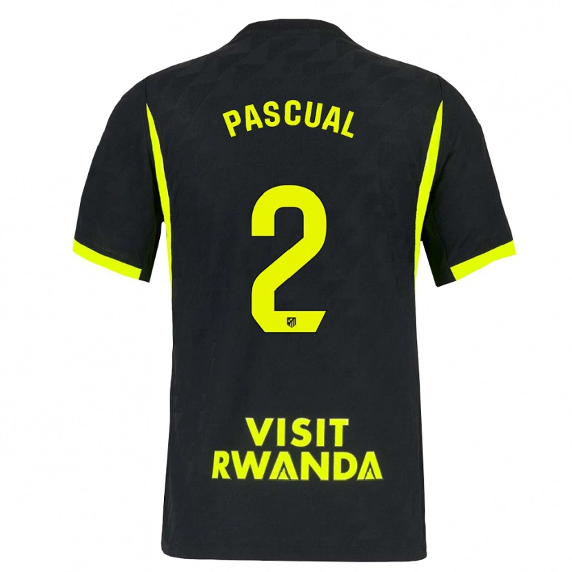 Danxen Bambino Maglia Martin Pascual #2 Verde Brillante Nero Kit Gara Away 2026/27 Maglietta