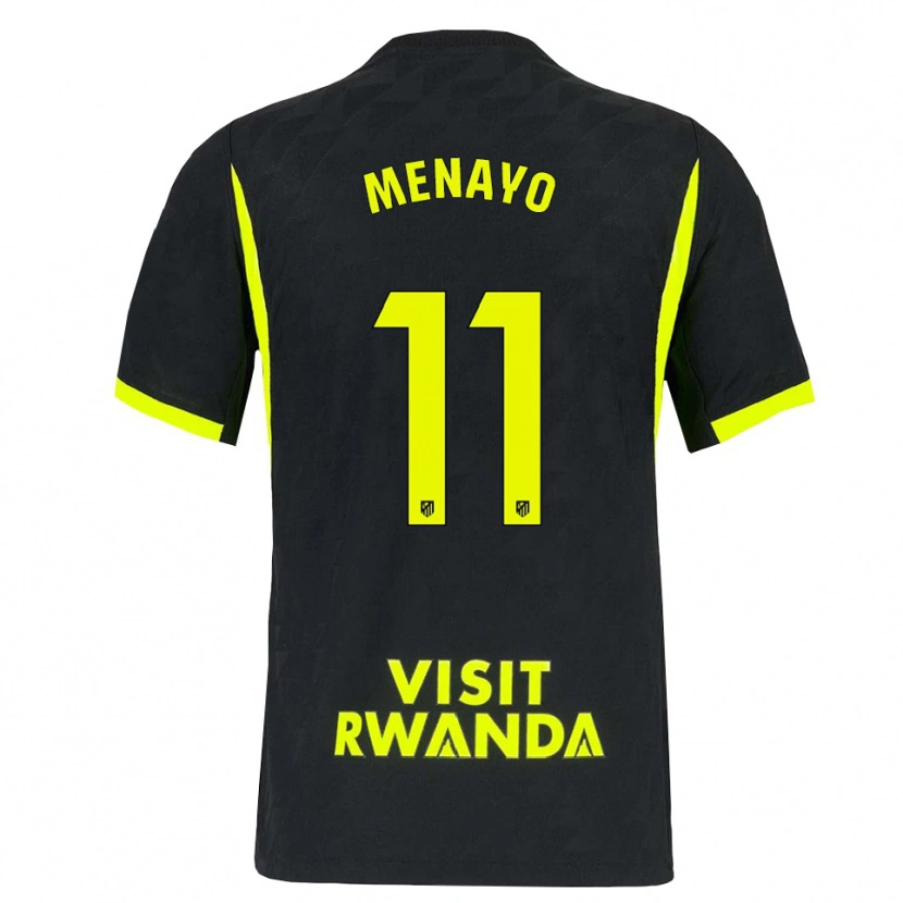 Danxen Bambino Maglia Carmen Menayo #11 Verde Brillante Nero Kit Gara Away 2026/27 Maglietta