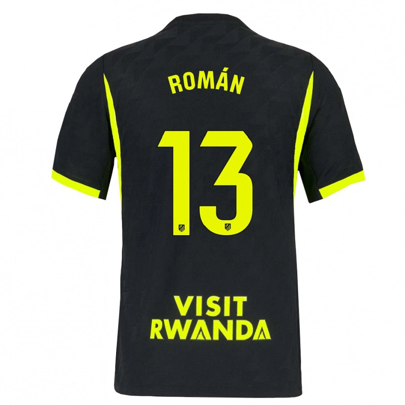 Danxen Bambino Maglia Francis Holgado #13 Verde Brillante Nero Kit Gara Away 2026/27 Maglietta