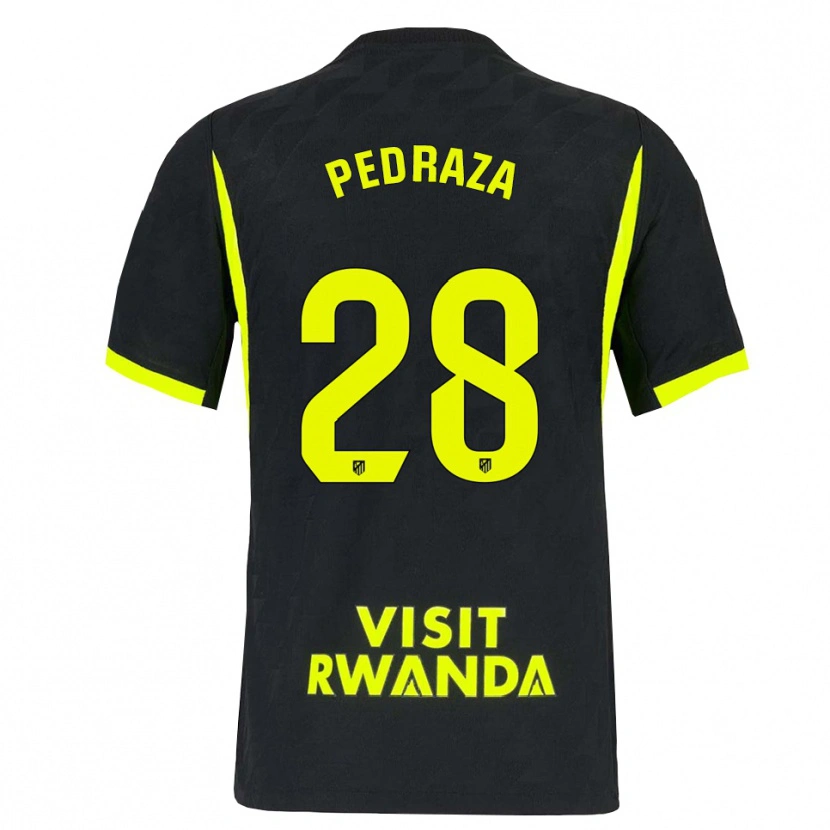 Danxen Bambino Maglia Alfredo Pedraza #28 Verde Brillante Nero Kit Gara Away 2026/27 Maglietta