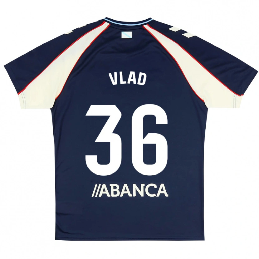 Danxen Bambino Maglia Vladimir Henrique Silva #36 Blu Reale Rosso Bianco Kit Gara Away 2026/27 Maglietta