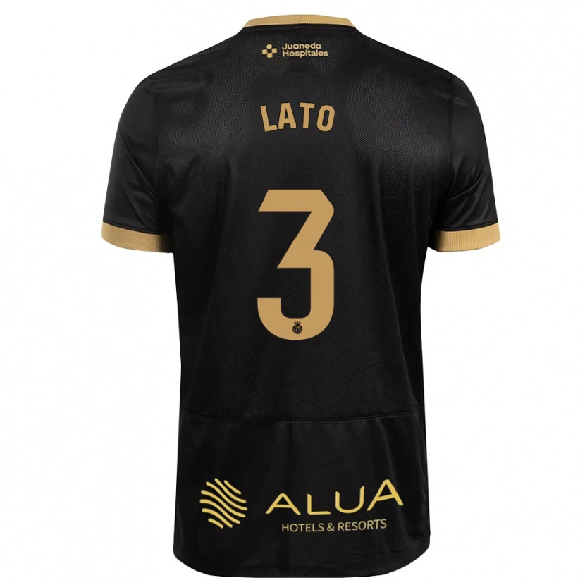 Danxen Bambino Maglia Toni Lato #3 Nero Marrone Sabbia Legno Robusto Kit Gara Away 2026/27 Maglietta