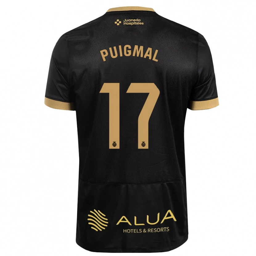 Danxen Bambino Maglia Arnau Puigmal #17 Nero Marrone Sabbia Legno Robusto Kit Gara Away 2026/27 Maglietta