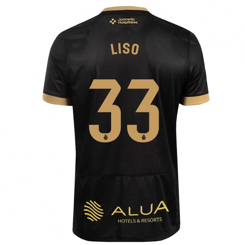 Danxen Bambino Maglia Adrián Liso #33 Nero Marrone Sabbia Legno Robusto Kit Gara Away 2026/27 Maglietta