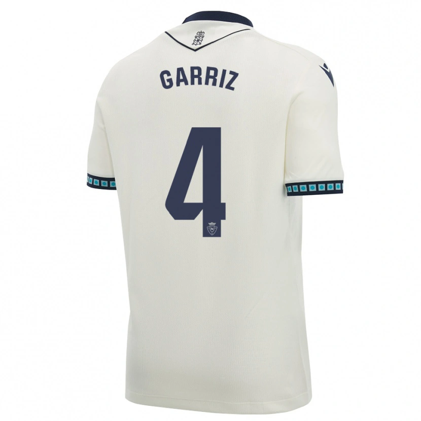 Danxen Bambino Maglia Ibaider Garriz #4 Bianco Nero Azzurro Chiaro Kit Gara Away 2026/27 Maglietta