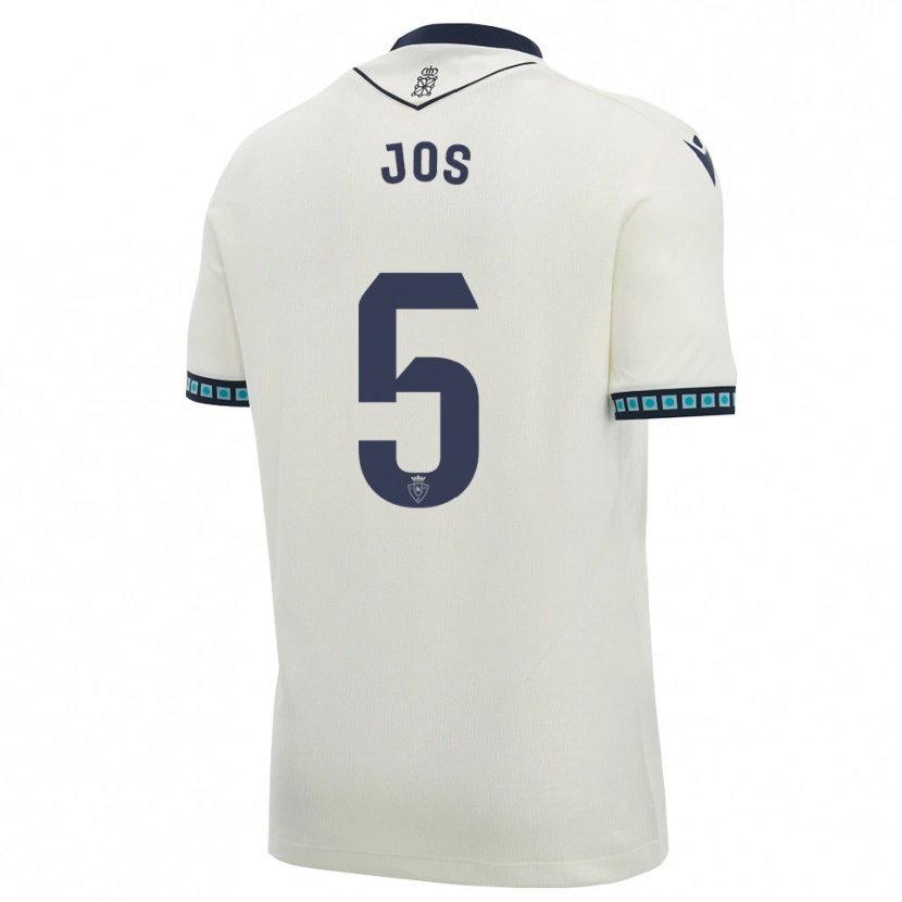 Danxen Bambino Maglia Josune Urdaniz Maurin #5 Bianco Nero Azzurro Chiaro Kit Gara Away 2026/27 Maglietta