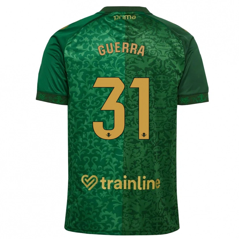 Danxen Bambino Maglia Ana Guerra Morcillo #31 Verde Foresta Marrone Dorato Scuro Kit Gara Away 2026/27 Maglietta