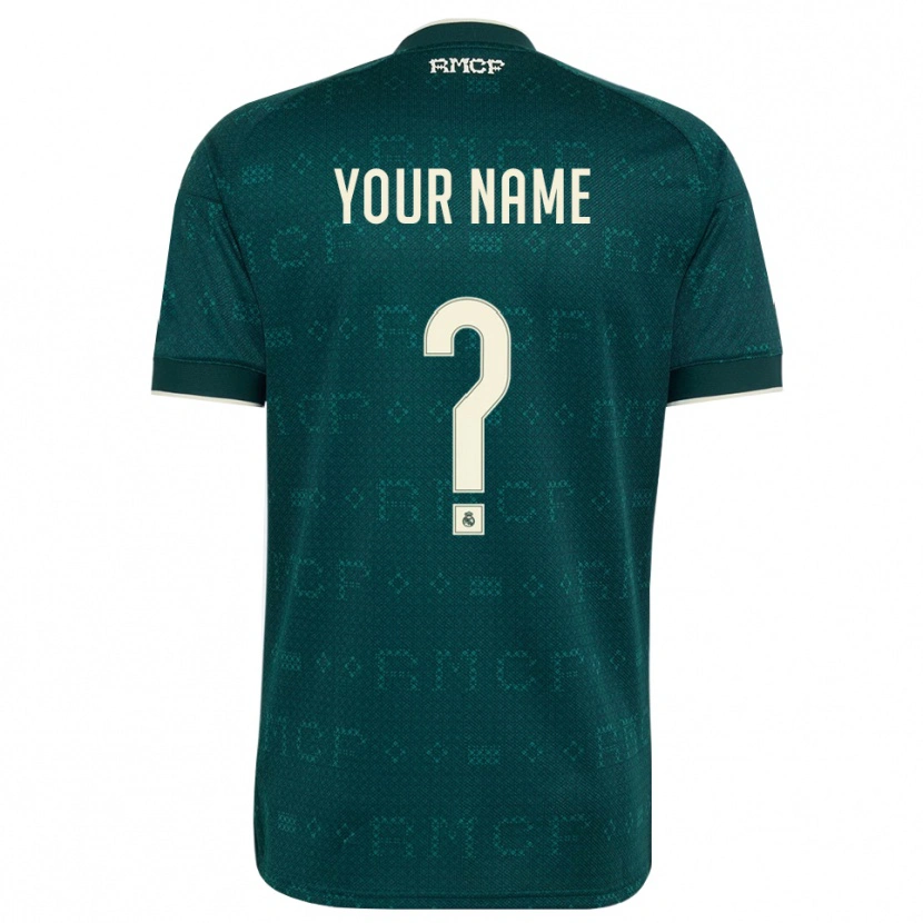 Danxen Bambino Maglia Il Tuo Nome #0 Grigio Ardesia Scuro Bianco Kit Gara Away 2026/27 Maglietta