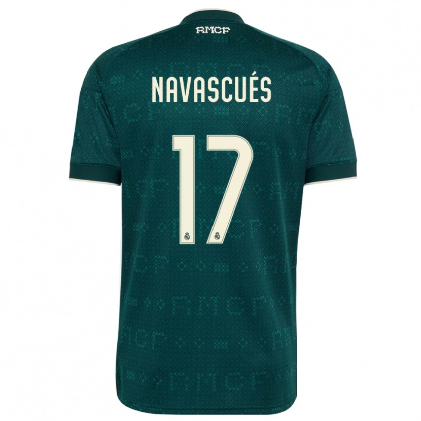 Danxen Bambino Maglia Liberto Navascués #17 Grigio Ardesia Scuro Bianco Kit Gara Away 2026/27 Maglietta
