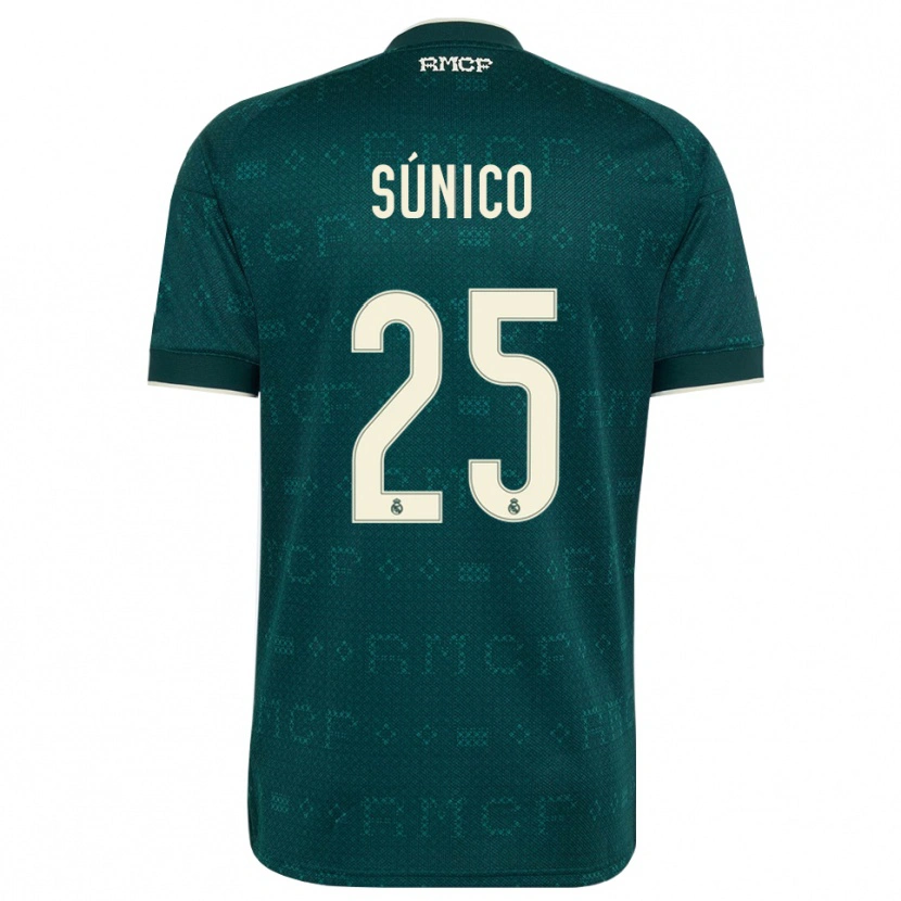 Danxen Bambino Maglia Guille Súnico #25 Grigio Ardesia Scuro Bianco Kit Gara Away 2026/27 Maglietta