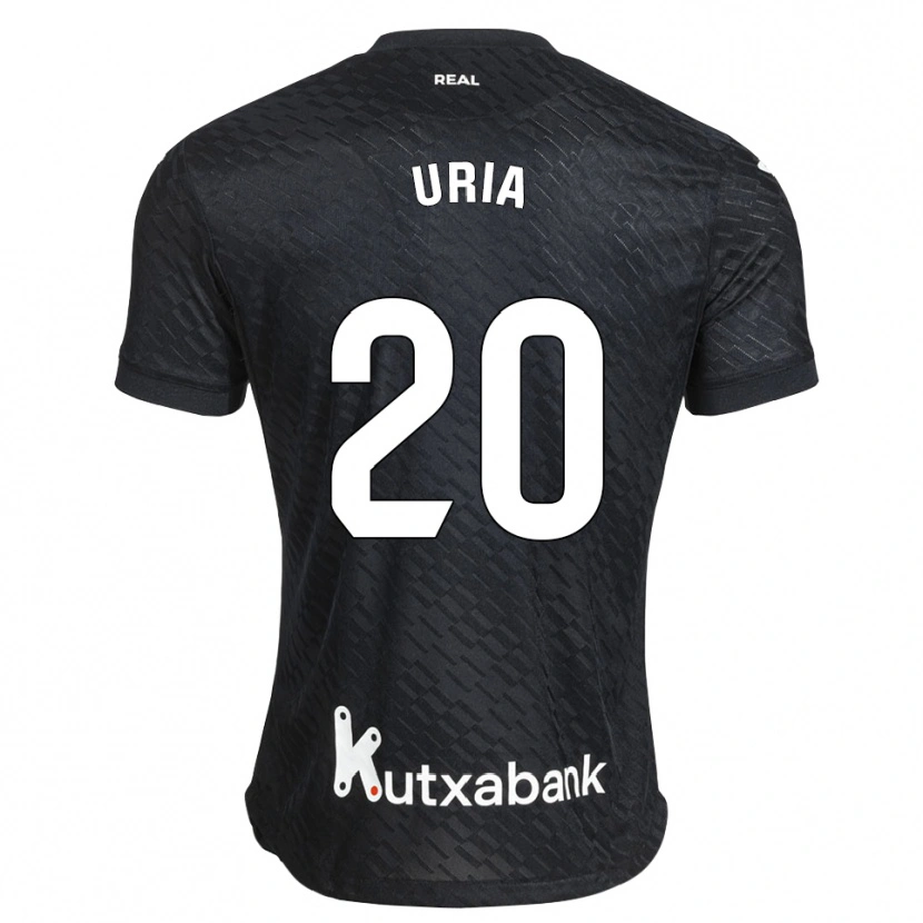 Danxen Bambino Maglia Mirari Uria #20 Nero Bianco Kit Gara Away 2026/27 Maglietta