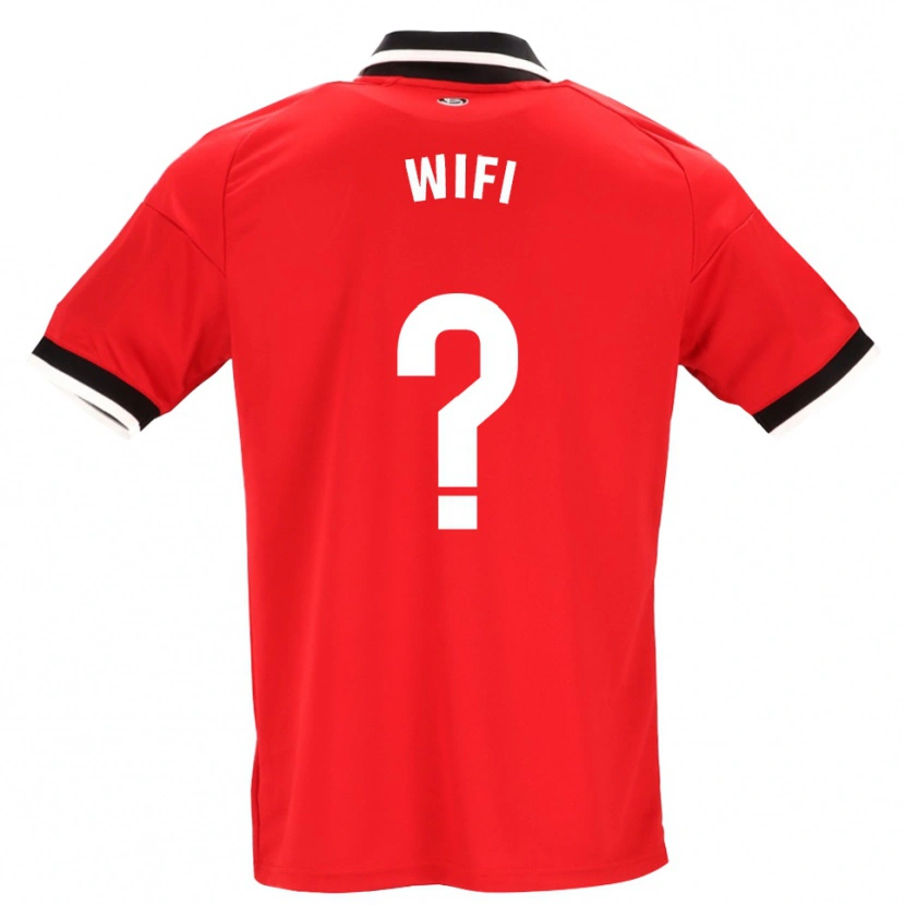 Danxen Bambino Maglia Lucía Moral #0 Nero Bianco Rosso Kit Gara Away 2026/27 Maglietta