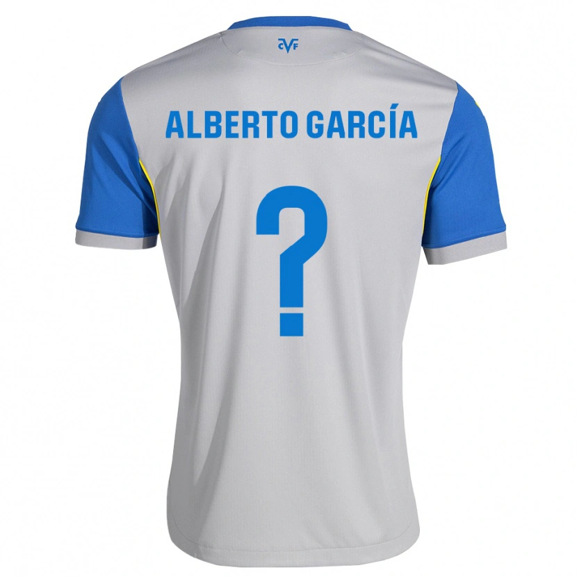 Danxen Bambino Maglia Alberto García #0 Blu Schiarente Grigio Kit Gara Away 2026/27 Maglietta