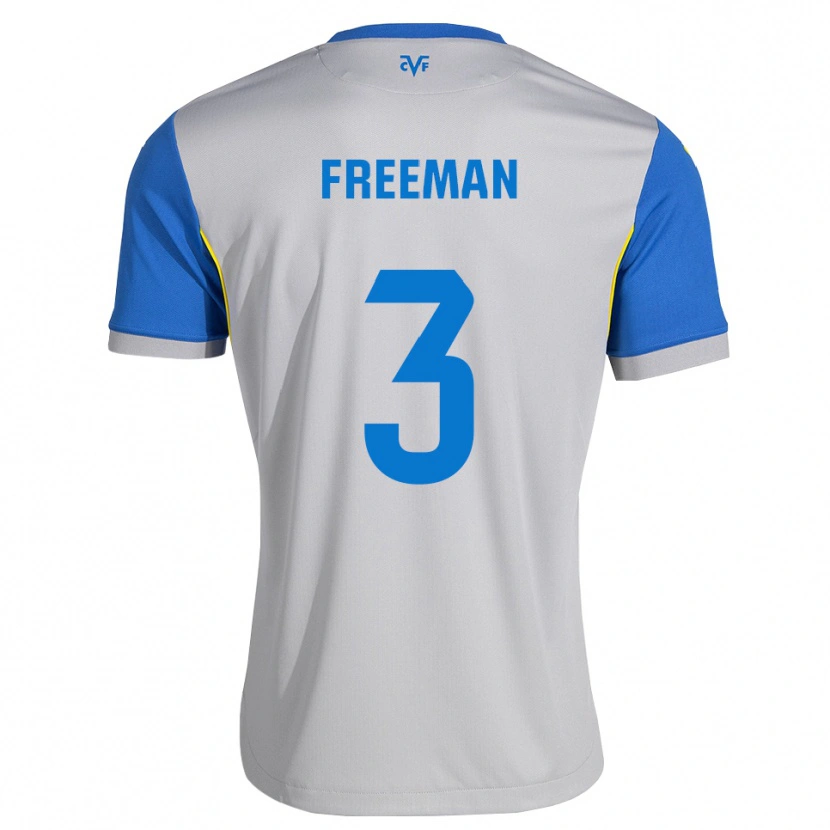Danxen Bambino Maglia Alex Freeman #3 Blu Schiarente Grigio Kit Gara Away 2026/27 Maglietta