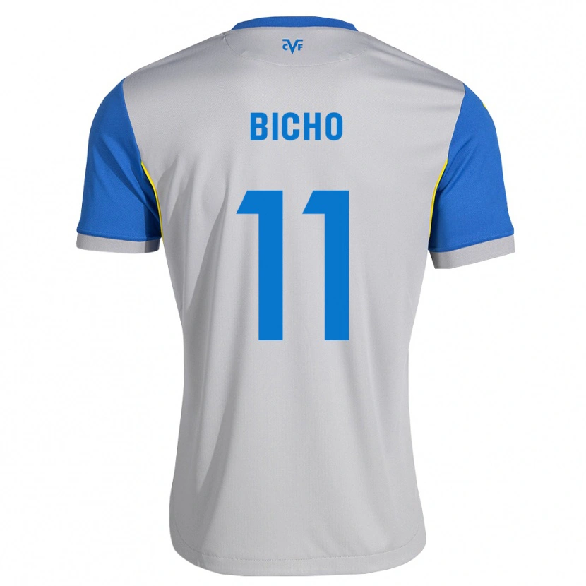 Danxen Bambino Maglia Bicho #11 Blu Schiarente Grigio Kit Gara Away 2026/27 Maglietta