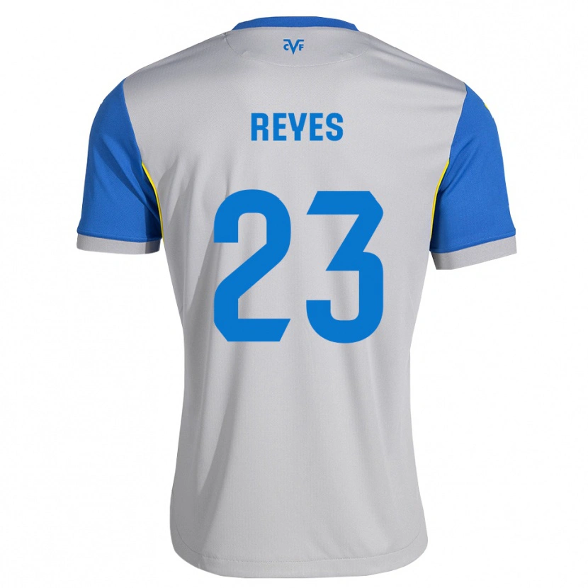 Danxen Bambino Maglia Dani Reyes #23 Blu Schiarente Grigio Kit Gara Away 2026/27 Maglietta