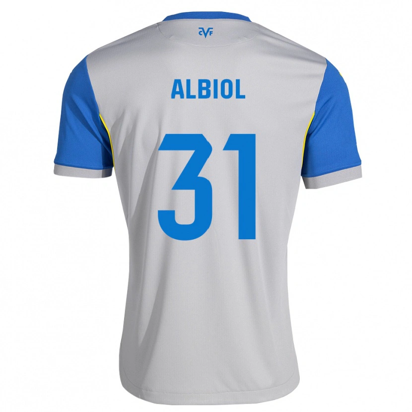 Danxen Bambino Maglia Thiago Albiol #31 Blu Schiarente Grigio Kit Gara Away 2026/27 Maglietta