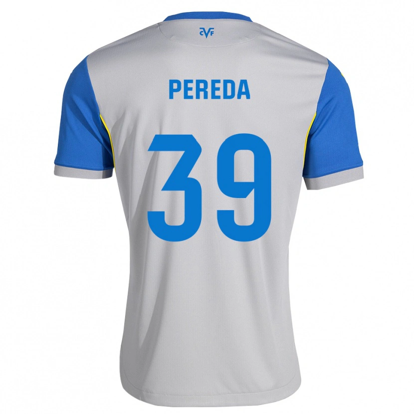 Danxen Bambino Maglia Pablo Pereda #39 Blu Schiarente Grigio Kit Gara Away 2026/27 Maglietta