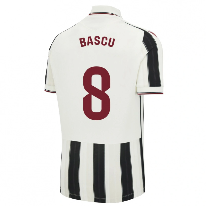 Danxen Bambino Maglia Ainhoa Estevez Bascuñan #8 Nero Bianco Rosso Kit Gara Away 2026/27 Maglietta