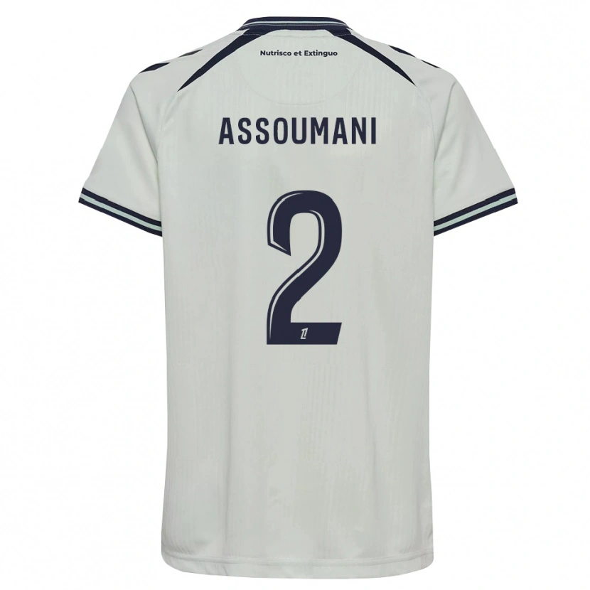 Danxen Bambino Maglia Alramid Assoumani #2 Blu Notte Bianco Kit Gara Away 2026/27 Maglietta