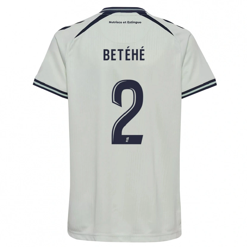Danxen Bambino Maglia Aaron Betéhé #2 Blu Notte Bianco Kit Gara Away 2026/27 Maglietta