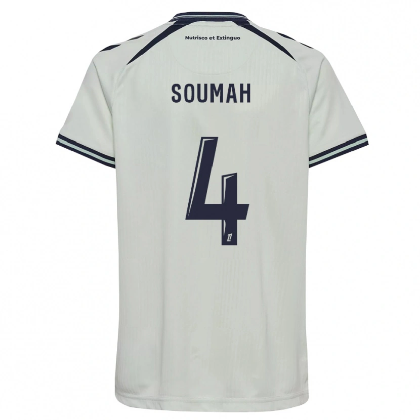 Danxen Bambino Maglia Mohamed Soumah #4 Blu Notte Bianco Kit Gara Away 2026/27 Maglietta