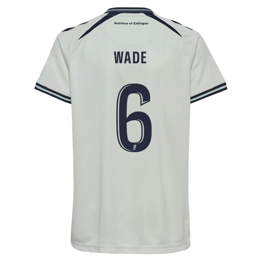 Danxen Bambino Maglia Bocar Wade #6 Blu Notte Bianco Kit Gara Away 2026/27 Maglietta