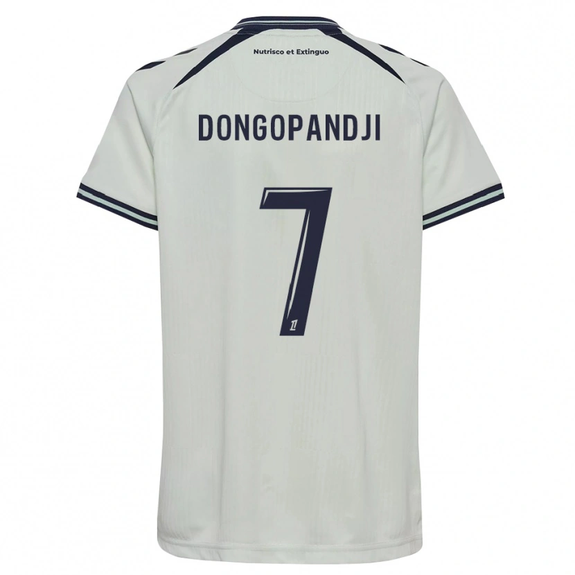 Danxen Bambino Maglia Hakim Dongopandji #7 Blu Notte Bianco Kit Gara Away 2026/27 Maglietta