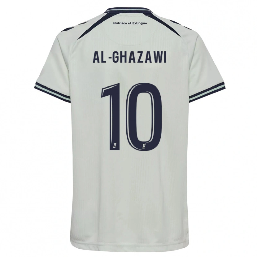 Danxen Bambino Maglia Zayn Al-Ghazawi #10 Blu Notte Bianco Kit Gara Away 2026/27 Maglietta
