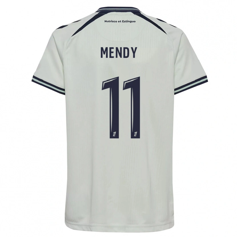 Danxen Bambino Maglia Mélinda Mendy #11 Blu Notte Bianco Kit Gara Away 2026/27 Maglietta