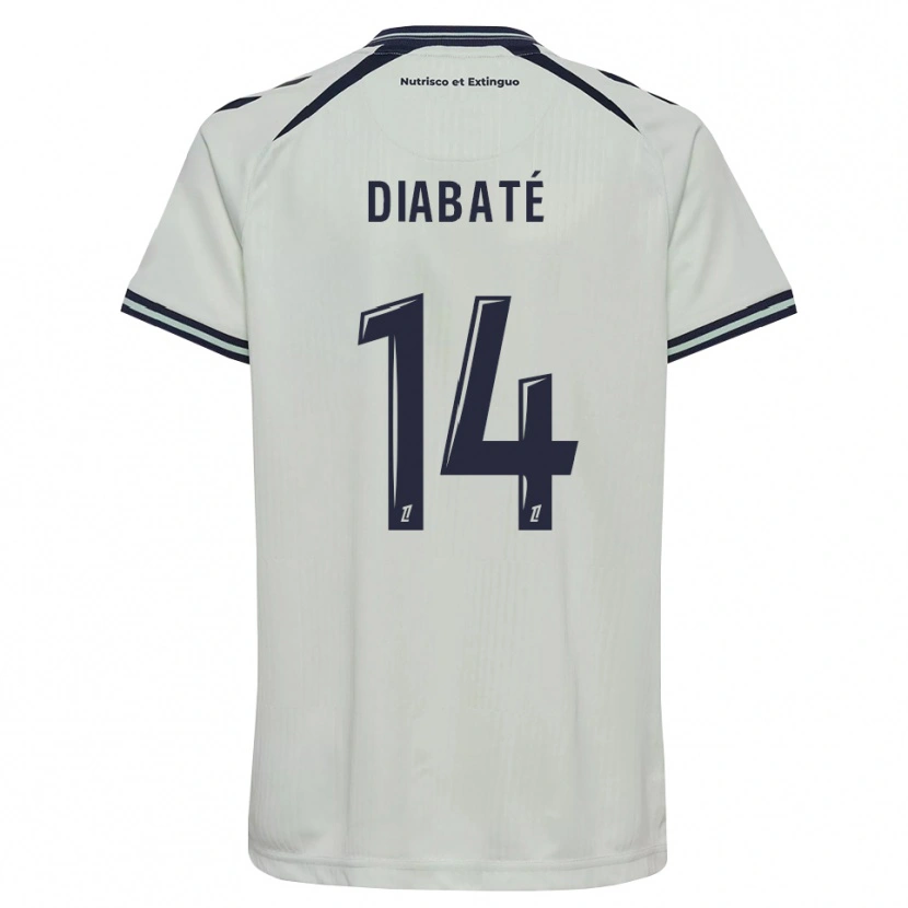 Danxen Bambino Maglia Adams Diabaté #14 Blu Notte Bianco Kit Gara Away 2026/27 Maglietta
